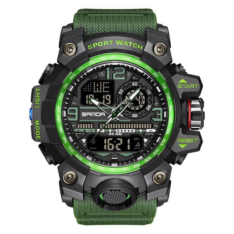 Montre Sport Homme ✅ Étanche 50m & Lumineuse | Robuste & Chic ⌚ 56% de réduction 🔥