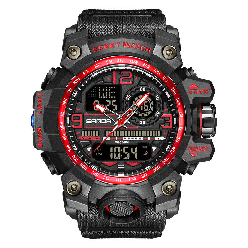 Montre Sport Homme ✅ Étanche 50m & Lumineuse | Robuste & Chic ⌚ 56% de réduction 🔥
