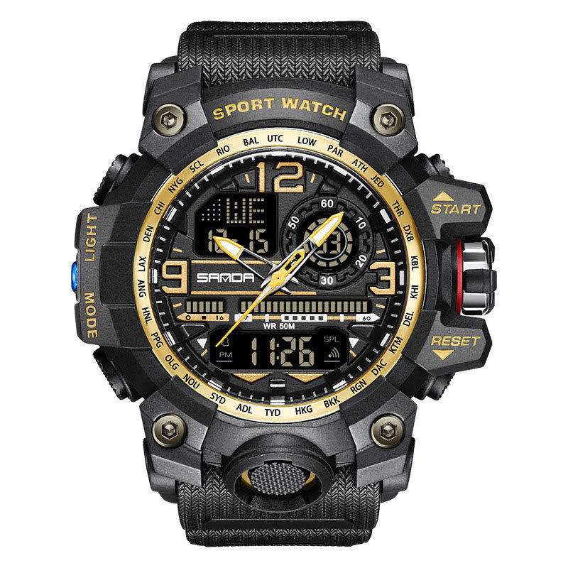 Montre Sport Homme ✅ Étanche 50m & Lumineuse | Robuste & Chic ⌚ 56% de réduction 🔥