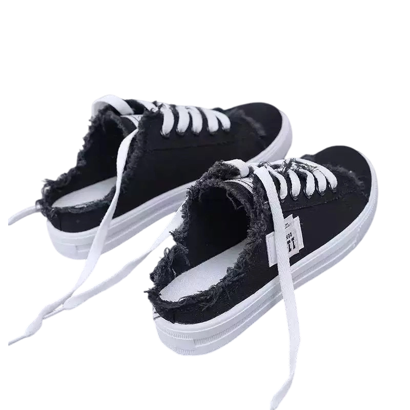 👟 56% DE RÉDUCTION ! 👖 Baskets-mules en denim pour femme – Faciles à enfiler, semelle confortable et parfaites pour un look estival décontracté ☀️
