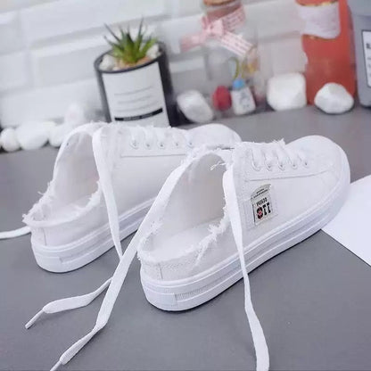 👟 56% DE RÉDUCTION ! 👖 Baskets-mules en denim pour femme – Faciles à enfiler, semelle confortable et parfaites pour un look estival décontracté ☀️