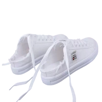 👟 56% DE RÉDUCTION ! 👖 Baskets-mules en denim pour femme – Faciles à enfiler, semelle confortable et parfaites pour un look estival décontracté ☀️