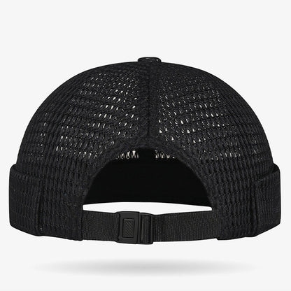 🌞Casquette légère en maille respirante sans visièreCasquette Docker en Maille ✅ Style Rétro & Ultra Légère 🧢 50 % de réduction 🔥