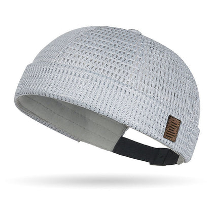 🌞Casquette légère en maille respirante sans visièreCasquette Docker en Maille ✅ Style Rétro & Ultra Légère 🧢 50 % de réduction 🔥