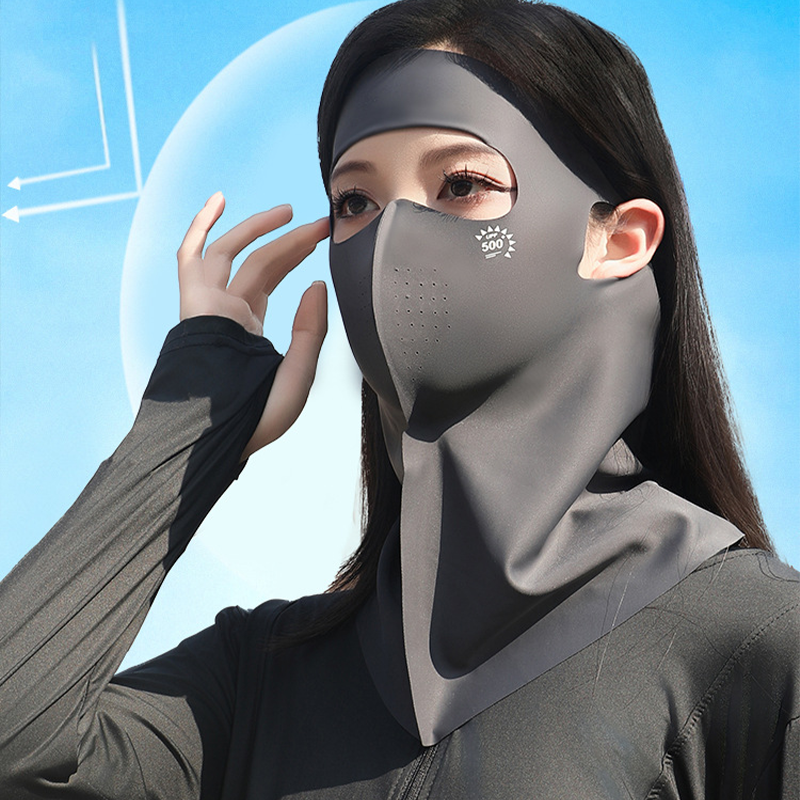 🌞Masque solaire intégral respirant et rafraîchissant avec protection pour la nuque ✅ Protection Visage & Cou | Protection contre le soleil 🧊 -53% 🔥