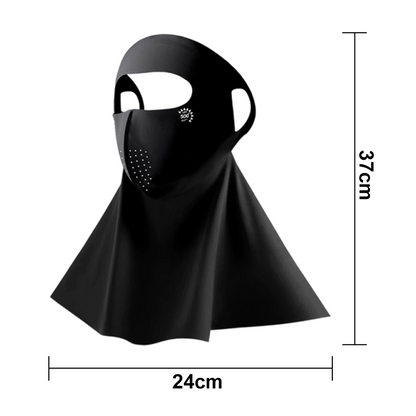 🌞Masque solaire intégral respirant et rafraîchissant avec protection pour la nuque ✅ Protection Visage & Cou | Protection contre le soleil 🧊 -53% 🔥
