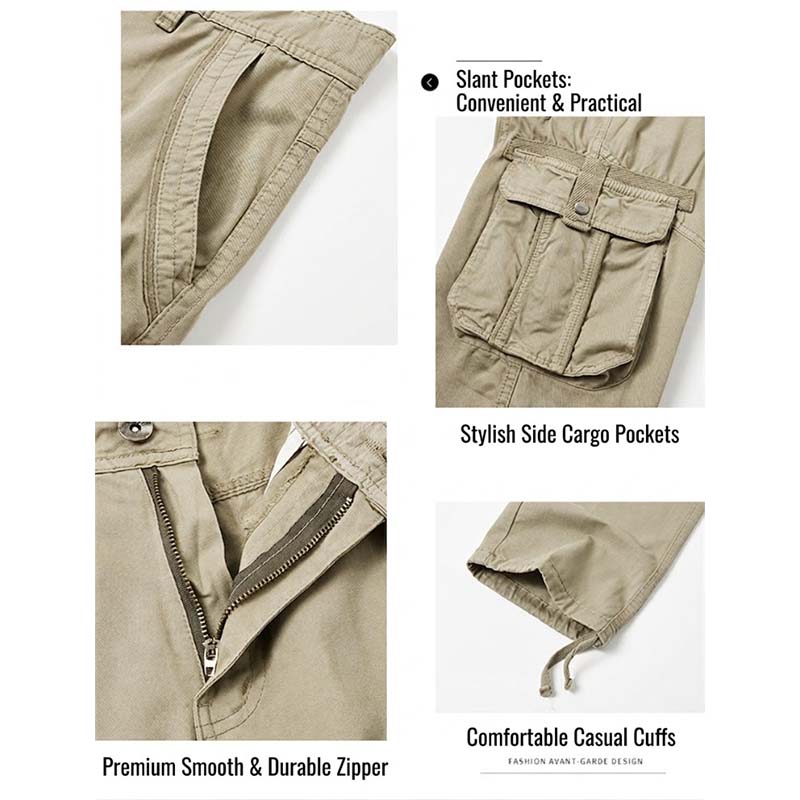 👖Pantalon cargo tactique classique pour homme ✅ Multi-Poches | Robuste & Confort 🛠️ -50% 🔥
