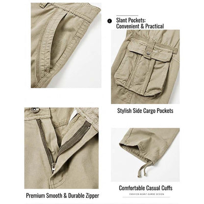 👖Pantalon cargo tactique classique pour homme ✅ Multi-Poches | Robuste & Confort 🛠️ -50% 🔥
