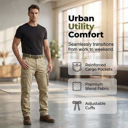 👖Pantalon cargo tactique classique pour homme ✅ Multi-Poches | Robuste & Confort 🛠️ -50% 🔥