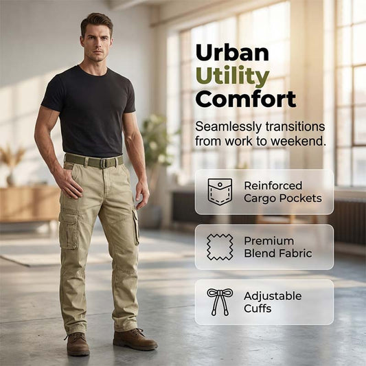 👖Pantalon cargo tactique classique pour homme ✅ Multi-Poches | Robuste & Confort 🛠️ -50% 🔥