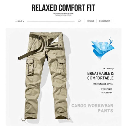 👖Pantalon cargo tactique classique pour homme ✅ Multi-Poches | Robuste & Confort 🛠️ -50% 🔥