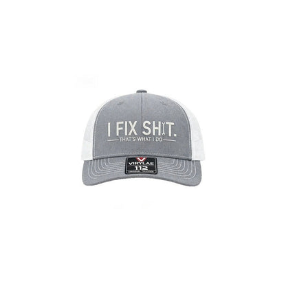 Casquette de camionneur brodée « I Fix Shit » 🛠️ | Humour & Style 🧢 -50% 🔥