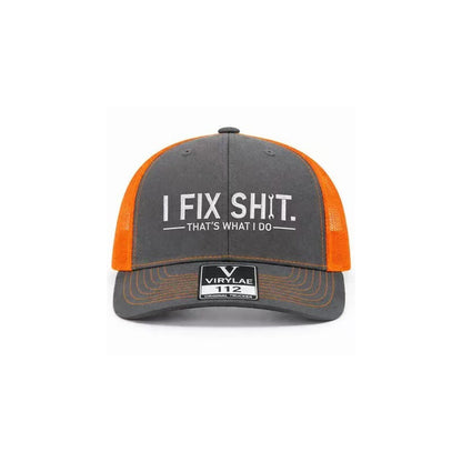 Casquette de camionneur brodée « I Fix Shit » 🛠️ | Humour & Style 🧢 -50% 🔥