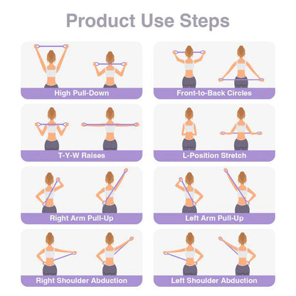 💪Bande de résistance ergonomique pour corriger la posture ✅ Dos Droit 🧘 -50% 🔥