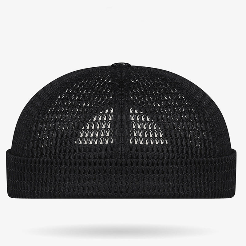 🌞Casquette légère en maille respirante sans visièreCasquette Docker en Maille ✅ Style Rétro & Ultra Légère 🧢 50 % de réduction 🔥