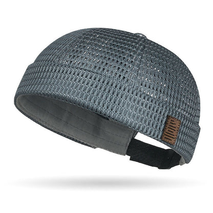 🌞Casquette légère en maille respirante sans visièreCasquette Docker en Maille ✅ Style Rétro & Ultra Légère 🧢 50 % de réduction 🔥