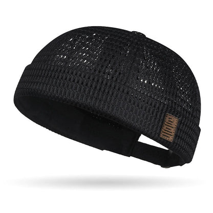 🌞Casquette légère en maille respirante sans visièreCasquette Docker en Maille ✅ Style Rétro & Ultra Légère 🧢 50 % de réduction 🔥