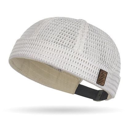 🌞Casquette légère en maille respirante sans visièreCasquette Docker en Maille ✅ Style Rétro & Ultra Légère 🧢 50 % de réduction 🔥