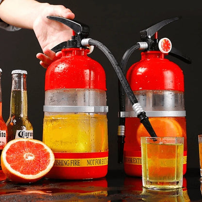 📢📢40 % DE RÉDUCTION !! ⏰Populaire seau à bière en forme d'extincteur – Système de distribution à pression manuelle – Idéal pour les matchs en public et les soirées football 🍻⚽