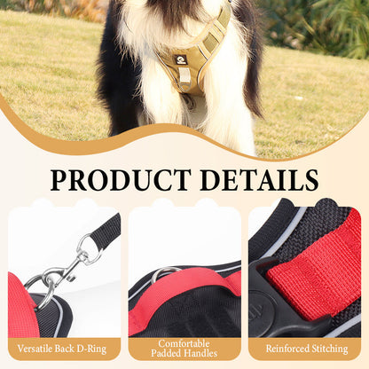 📢📢50 % DE RÉDUCTION !! ⏰Harnais anti-traction pour chien avec laisse et collier à LED