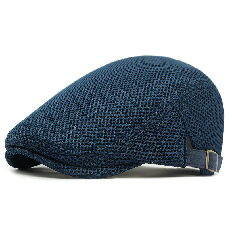 🧢 63 % DE RÉDUCTION EN CE MOMENT ! 🌿 Casquette plate respirante avec sangle réglable – Tissu en maille, style Ivy classique et bande anti-transpiration intégrée – Confort tout au long de la journée ✨