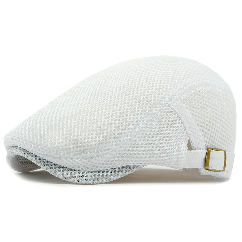🧢 63 % DE RÉDUCTION EN CE MOMENT ! 🌿 Casquette plate respirante avec sangle réglable – Tissu en maille, style Ivy classique et bande anti-transpiration intégrée – Confort tout au long de la journée ✨