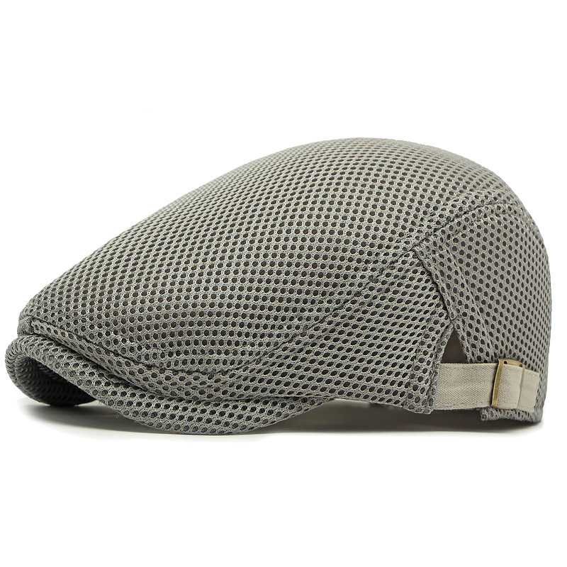 🧢 63 % DE RÉDUCTION EN CE MOMENT ! 🌿 Casquette plate respirante avec sangle réglable – Tissu en maille, style Ivy classique et bande anti-transpiration intégrée – Confort tout au long de la journée ✨