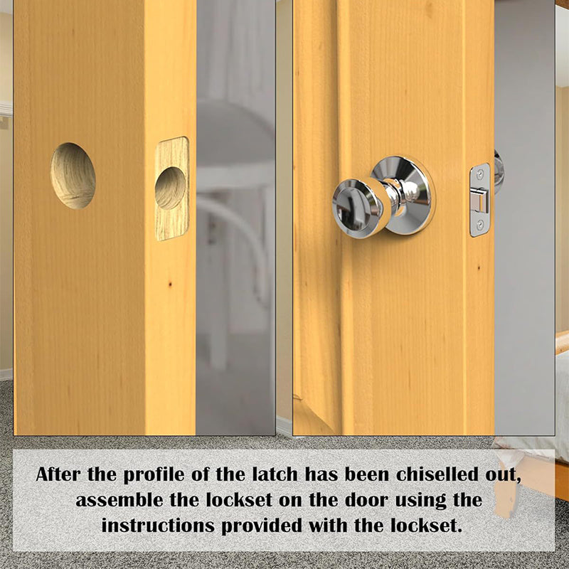 🚪Outil de Mortaise pour Loquet ✅ Guide Précis & ABS Robuste | Installation Facile 🛠️ -50% AUJOURD’HUI 🔥
