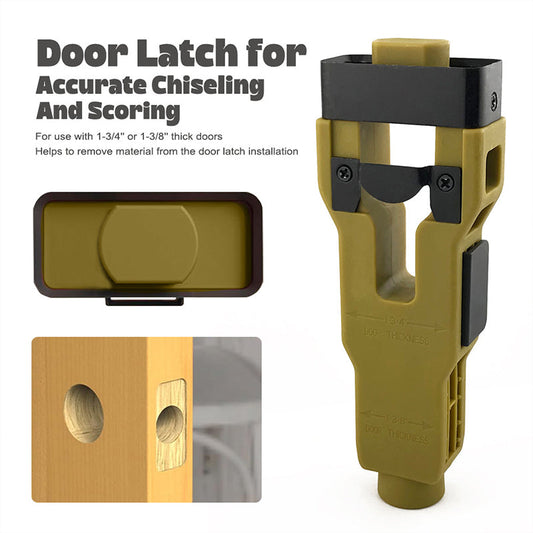 🚪Outil de Mortaise pour Loquet ✅ Guide Précis & ABS Robuste | Installation Facile 🛠️ -50% AUJOURD’HUI 🔥
