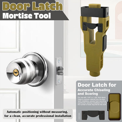 🚪Outil de Mortaise pour Loquet ✅ Guide Précis & ABS Robuste | Installation Facile 🛠️ -50% AUJOURD’HUI 🔥