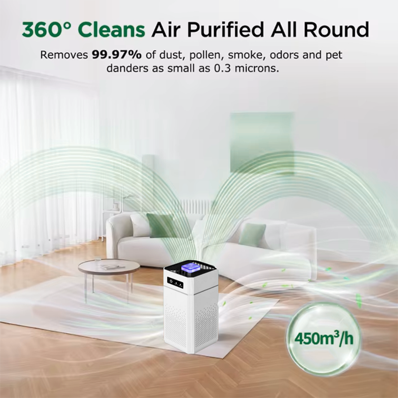⏳50 % de réduction + livraison gratuite⏰Purificateur d'air pour la maison 🔥 Un air pur & La protection de la santé🛡️