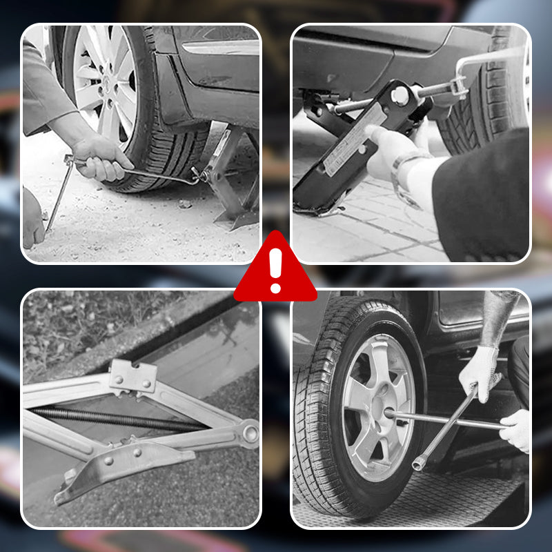 🚗 50% DE RÉDUCTION! 🔧 Kit cric 12‑en‑1 – 5 t, hydraulique & clé à chocs – Sécurité & praticité ✨