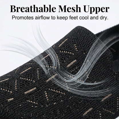 📢📢50 % DE RÉDUCTION !! ⏰Chaussures plates à enfiler en maille respirante pour femme
