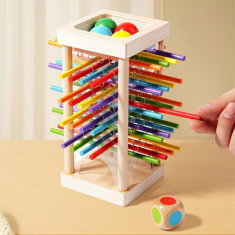 😄Jeu de Bâtonnets en Bois pour Enfants | Stratégie & Fun Éducatif ✨