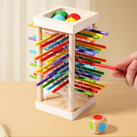 😄Jeu de Bâtonnets en Bois pour Enfants | Stratégie & Fun Éducatif ✨