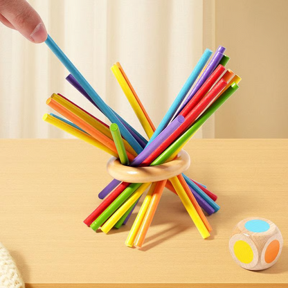 😄Jeu de Bâtonnets en Bois pour Enfants | Stratégie & Fun Éducatif ✨