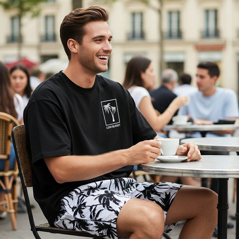 ✨Ensemble T-Shirt & Short Homme ✅ Imprimé Tropical & Coupe Décontractée | Léger et Stylé 🌴 -57% AUJOURD’HUI 🔥