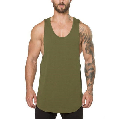 🎽 50% DE RÉDUCTION ! 💪 Débardeur de Sport pour Hommes – Armholes Profonds, Tissu Extensible, Col en V 🏃‍♂️