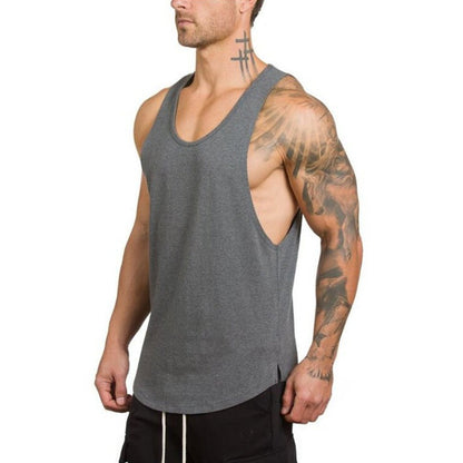 🎽 50% DE RÉDUCTION ! 💪 Débardeur de Sport pour Hommes – Armholes Profonds, Tissu Extensible, Col en V 🏃‍♂️