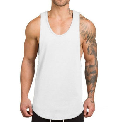 🎽 50% DE RÉDUCTION ! 💪 Débardeur de Sport pour Hommes – Armholes Profonds, Tissu Extensible, Col en V 🏃‍♂️