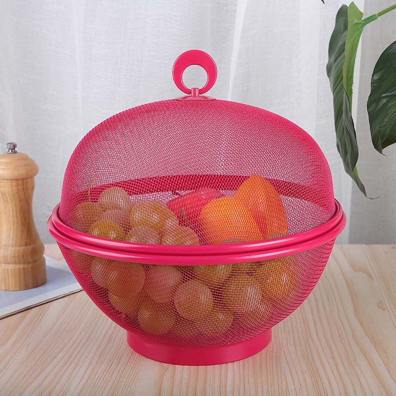 🍎 Corbeille à Fruits avec Couvercle ✅ Maille Aérée & Fonction Égouttoir | Pratique au Quotidien | Protection contre les moustiques🍇 -46% AUJOURD’HUI 🔥