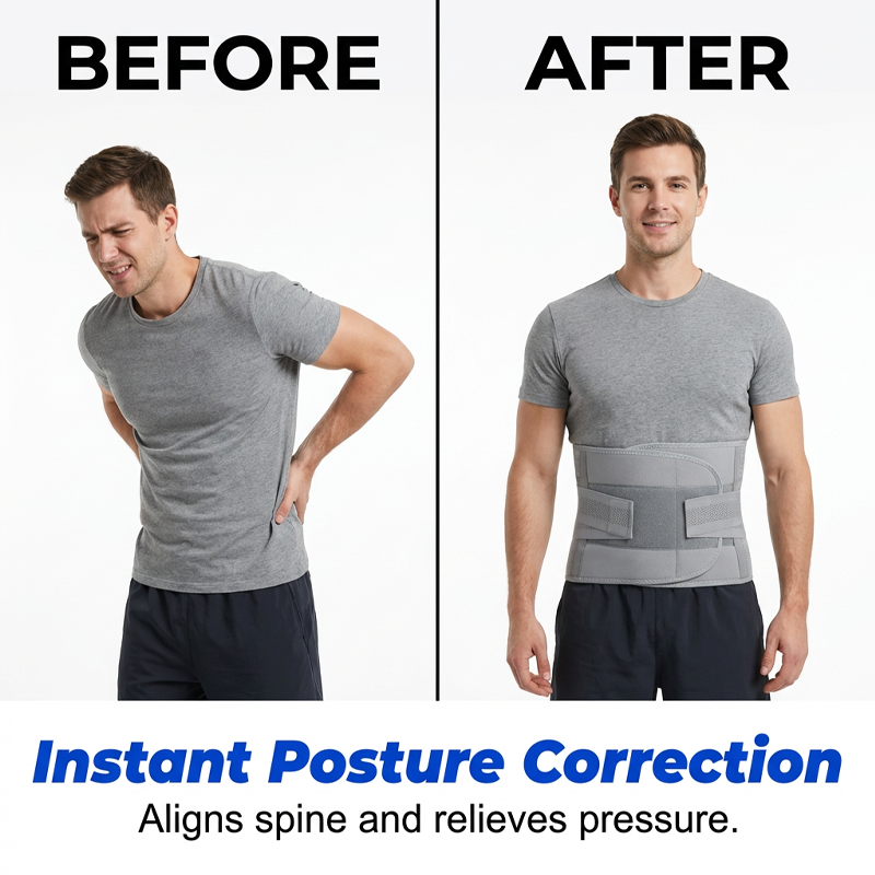 🛡️Ceinture de Maintien Lombaire ✅ Sangles Doubles & Tension Réglable | Respirante et Confortable 🩹 -58% AUJOURD’HUI 🔥