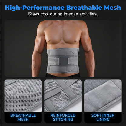 🛡️Ceinture de Maintien Lombaire ✅ Sangles Doubles & Tension Réglable | Respirante et Confortable 🩹 -58% AUJOURD’HUI 🔥