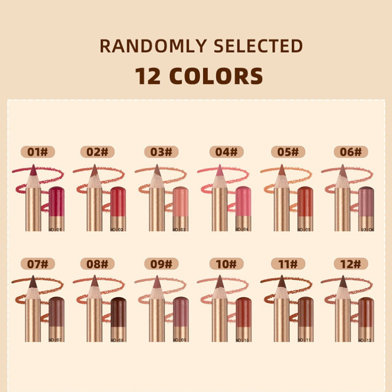 💄 50 % DE RÉDUCTION ! 💋 Coffret de 12 crayons à lèvres anti-bavures – Longue tenue et waterproof – Fini mat et application fluide – Un contour parfait pour tous les looks 💖