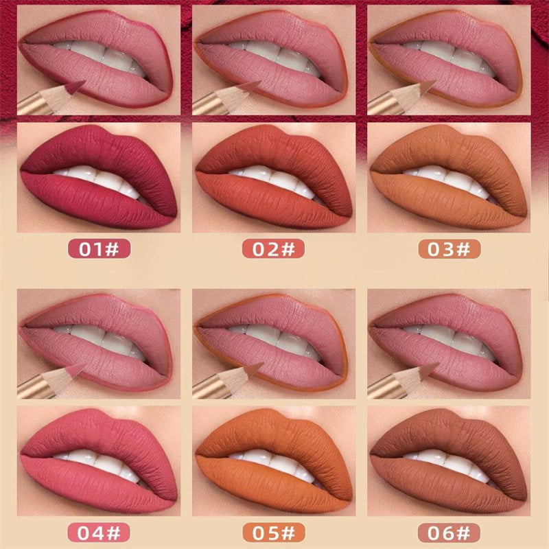 💄 50 % DE RÉDUCTION ! 💋 Coffret de 12 crayons à lèvres anti-bavures – Longue tenue et waterproof – Fini mat et application fluide – Un contour parfait pour tous les looks 💖