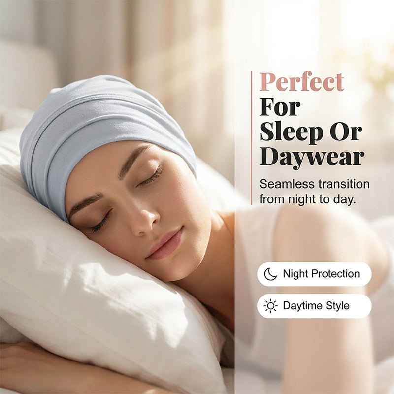 🧕 PROMO LIMITÉE 50% DE RÉDUCTION ! ✨ Bonnet Turban pour Femmes – Extensible, Doux, Anti-Dérapant ✨