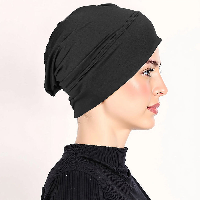 🧕 PROMO LIMITÉE 50% DE RÉDUCTION ! ✨ Bonnet Turban pour Femmes – Extensible, Doux, Anti-Dérapant ✨