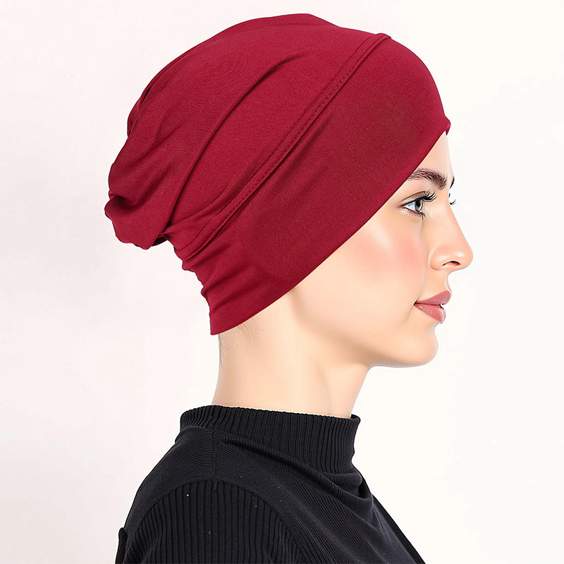 🧕 PROMO LIMITÉE 50% DE RÉDUCTION ! ✨ Bonnet Turban pour Femmes – Extensible, Doux, Anti-Dérapant ✨