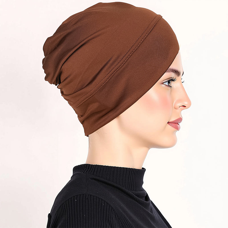 🧕 PROMO LIMITÉE 50% DE RÉDUCTION ! ✨ Bonnet Turban pour Femmes – Extensible, Doux, Anti-Dérapant ✨