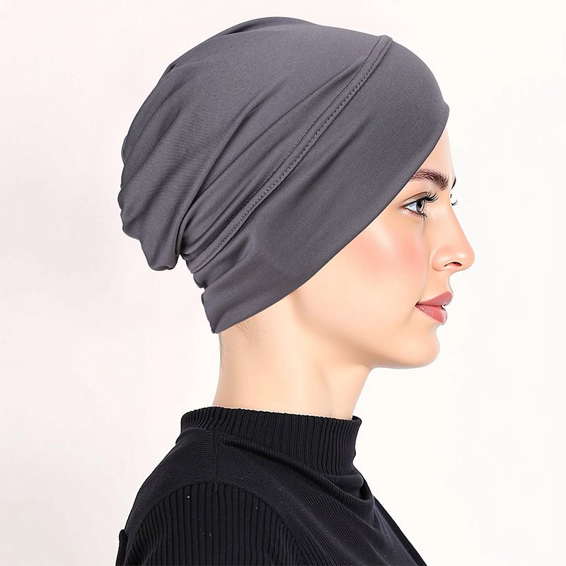 🧕 PROMO LIMITÉE 50% DE RÉDUCTION ! ✨ Bonnet Turban pour Femmes – Extensible, Doux, Anti-Dérapant ✨